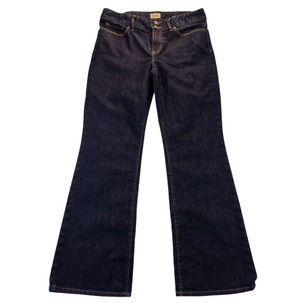 Gap Essential Bootcut Jeans Dark Wash Indigo Blue Denim 10/30 Mid rise 5 Pocket